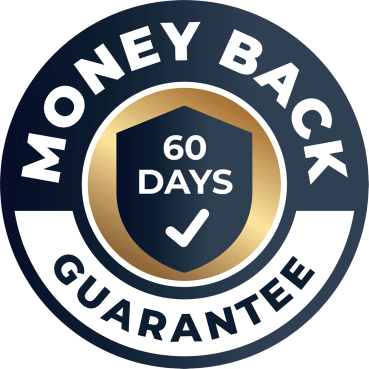 AquaSculpt 60-Day Money-Back Guarantee Badge